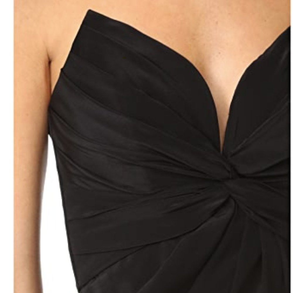 Silk twist strapless Zimmermann dress